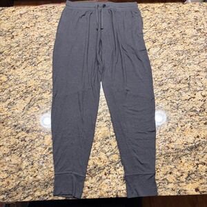 Tommy John Mens Lounge Jogger Pants Gray Micro Modal Stretch Size M ws